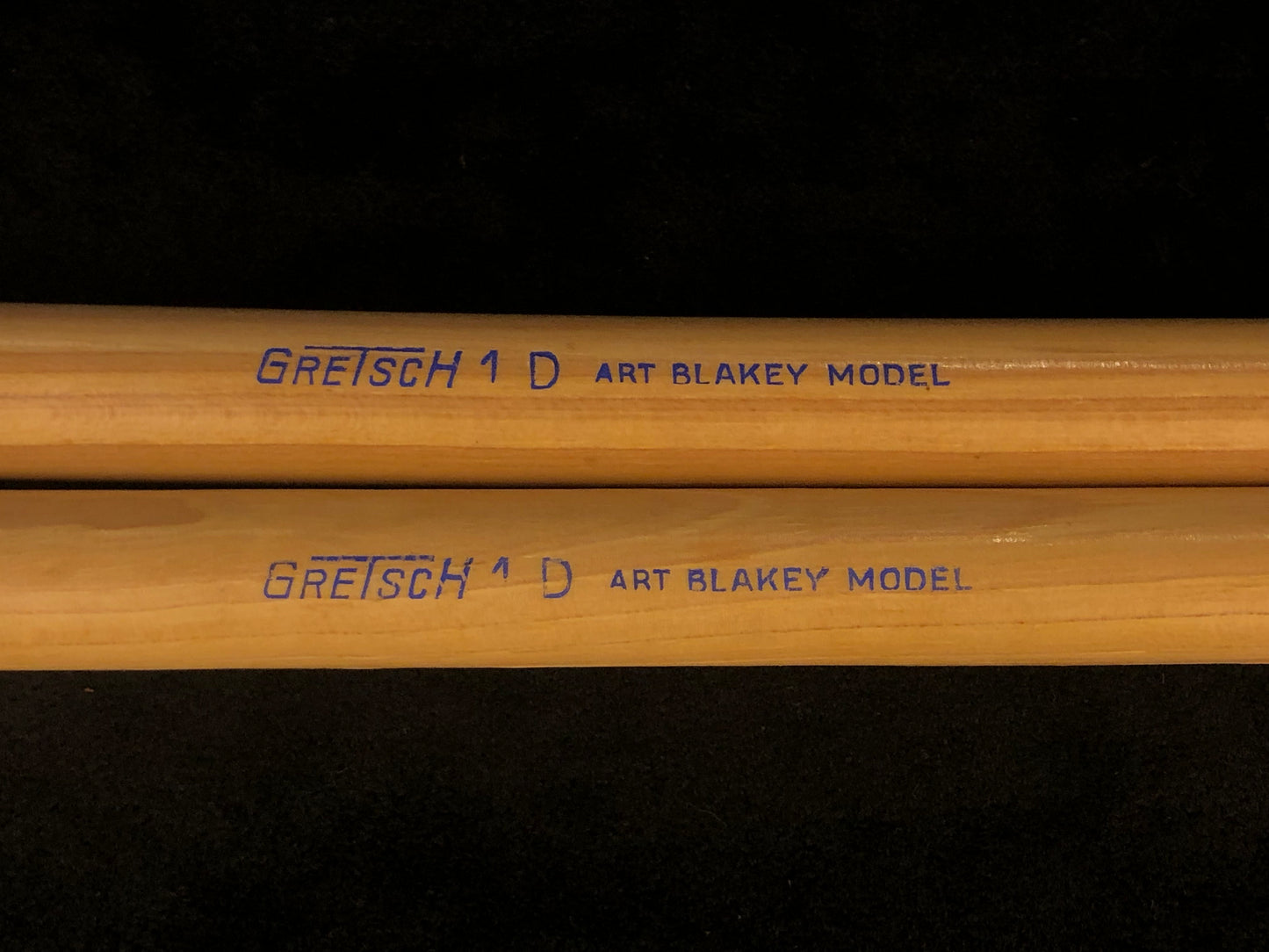 Vintage N.O.S. Gretsch 1D Art Blakey Model Nylon Tip Drum Sticks w/ Original Bag