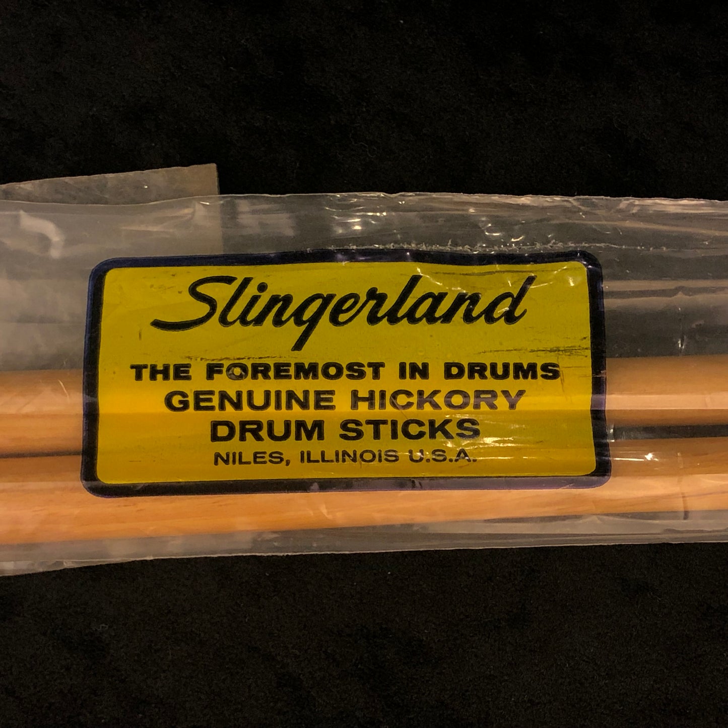 1970s Slingerland Buddy Rich Wood Tip Drum Sticks Green Label