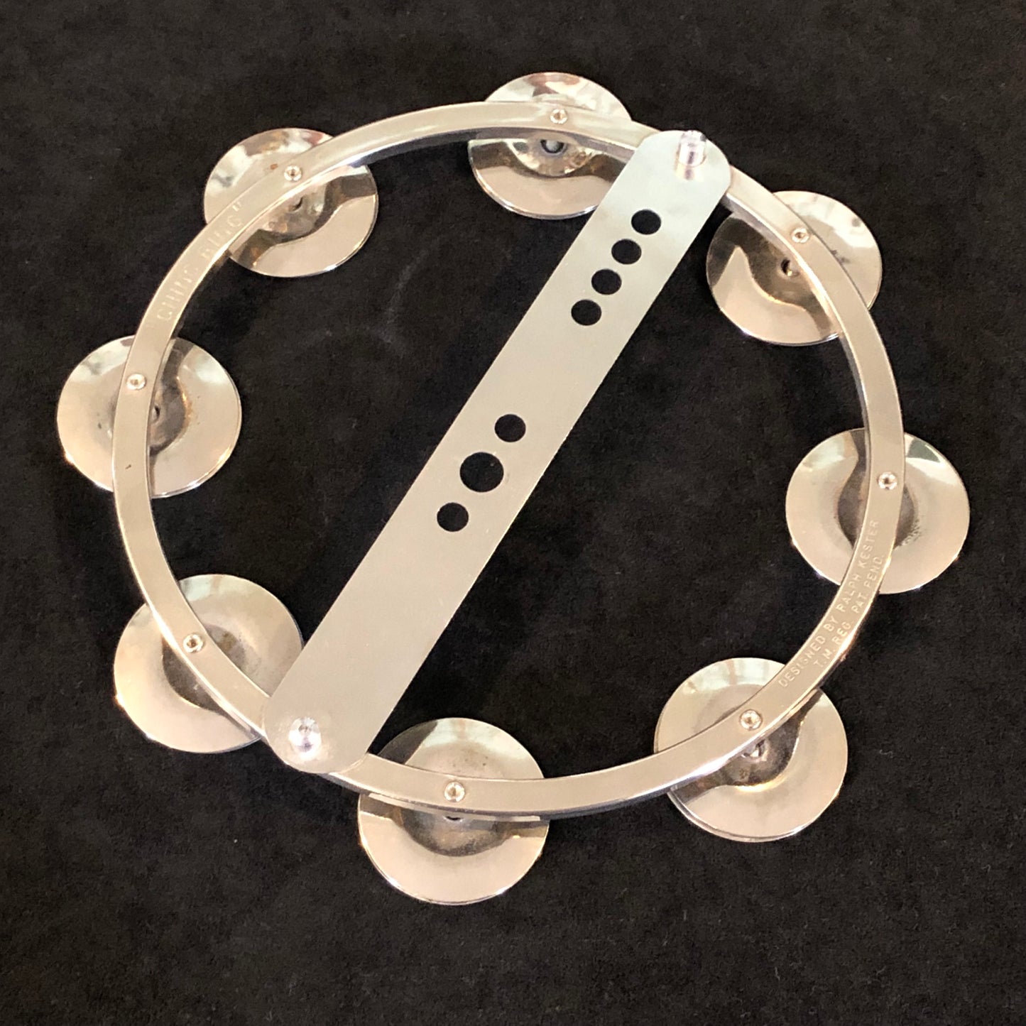 Vintage Original Ralph Kester Ching Ring Hi-Hat Tambourine John Bonham
