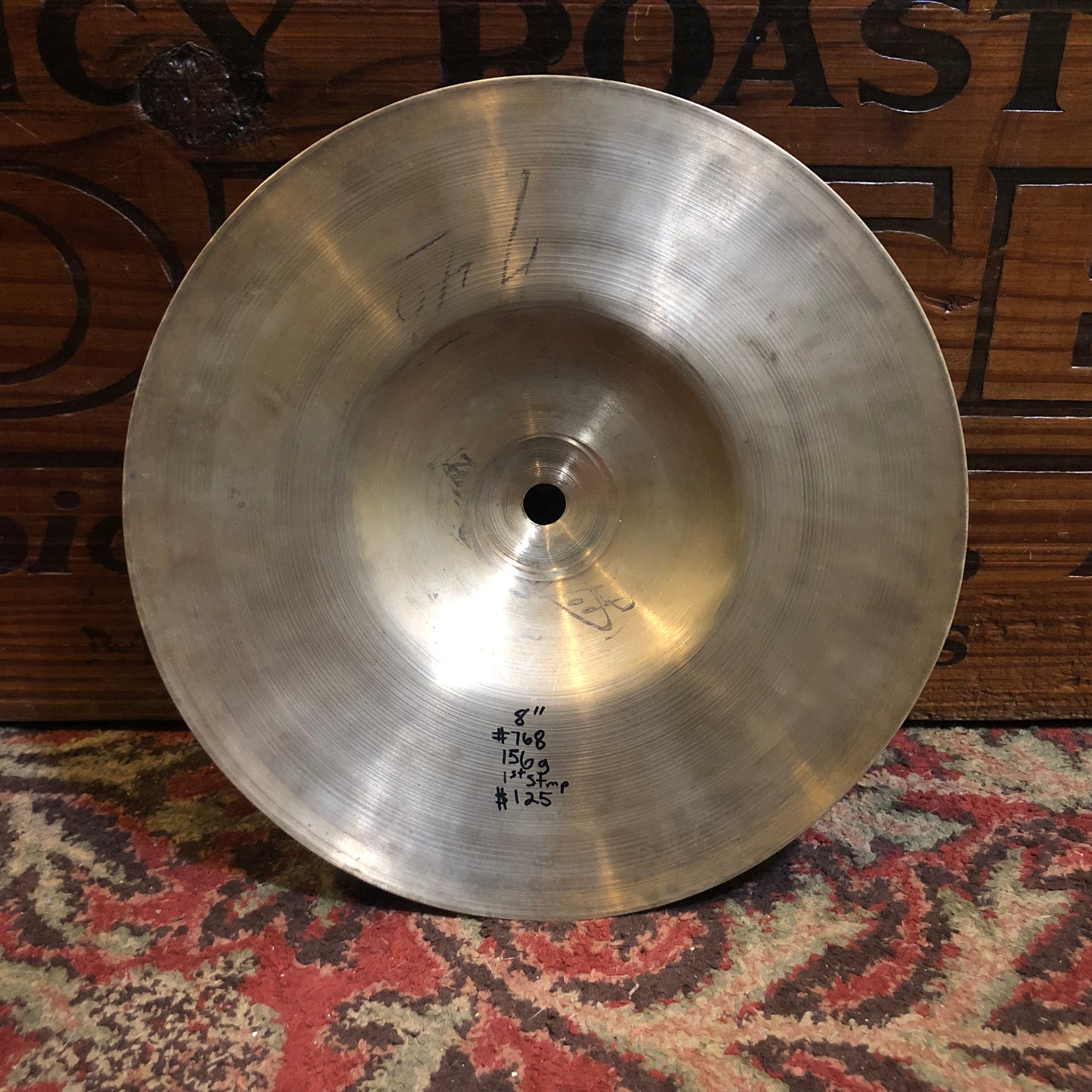 8" Vintage 1930s Zildjian A 1st Stamp Splash Cymbal 156g #768