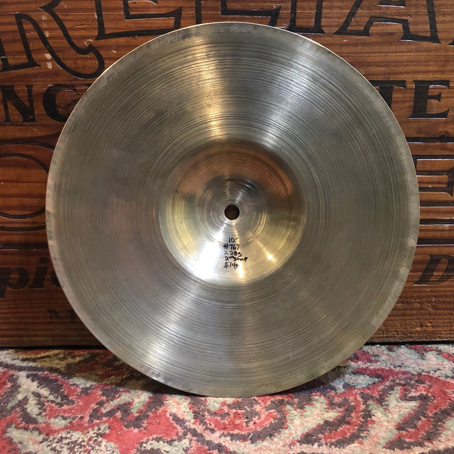 10" Vintage 1930s Zildjian A 2nd Stamp Splash Cymbal 228g #767