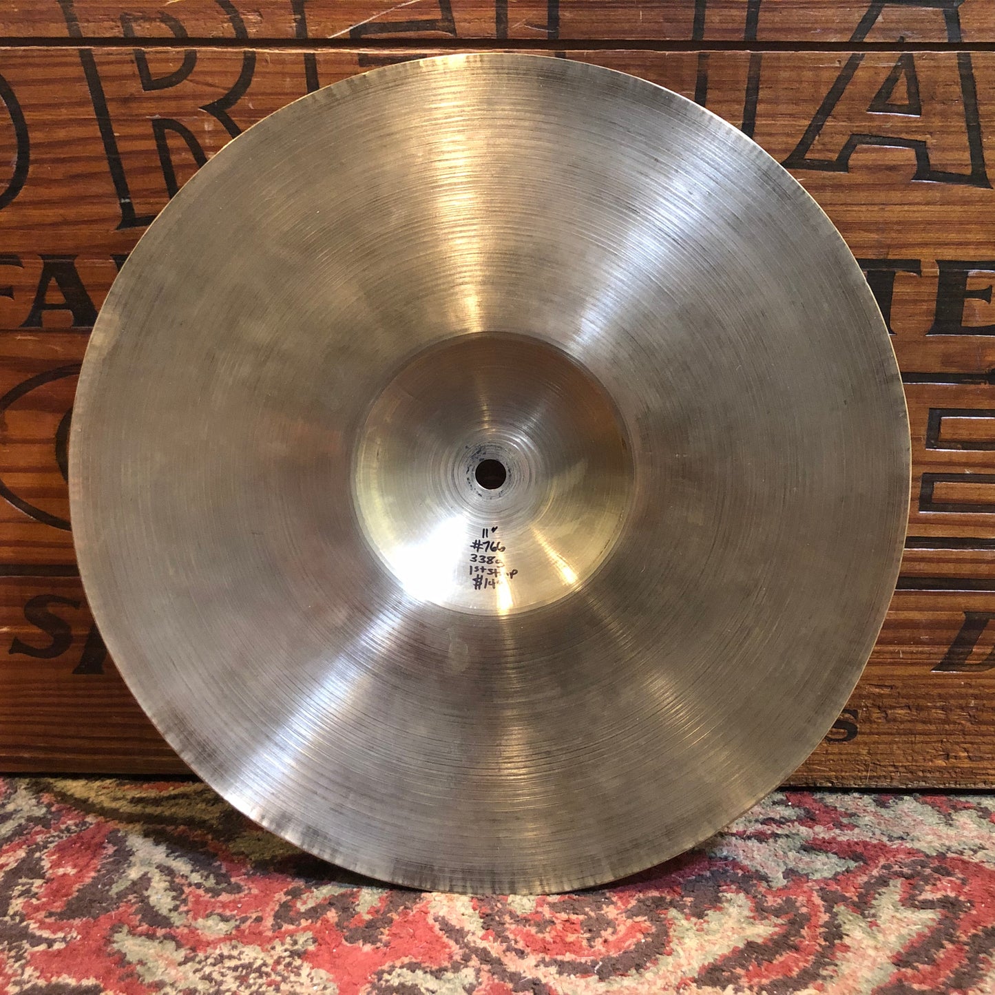 11" Vintage 1930s Zildjian A 1st Stamp Splash Cymbal 338g #766