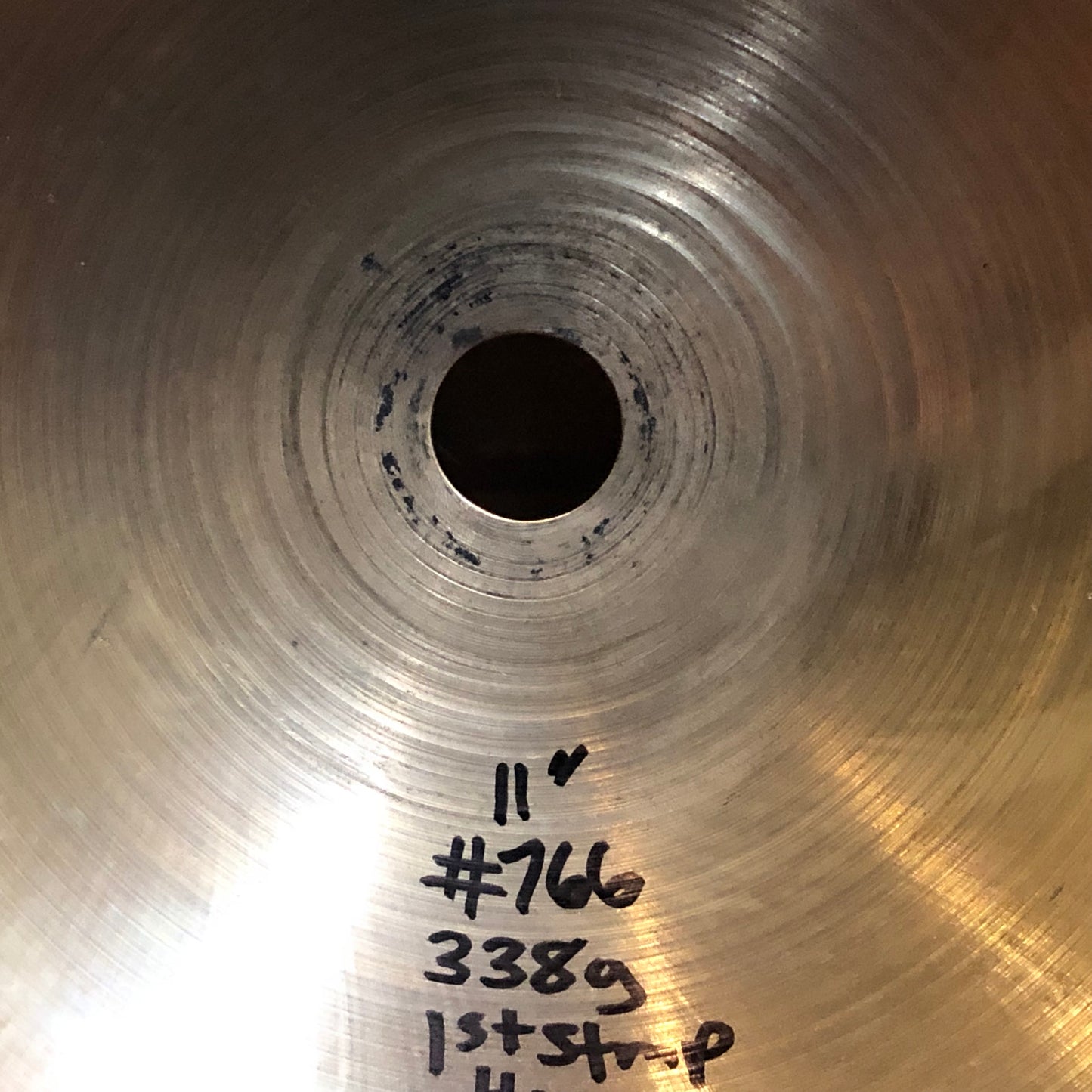 11" Vintage 1930s Zildjian A 1st Stamp Splash Cymbal 338g #766