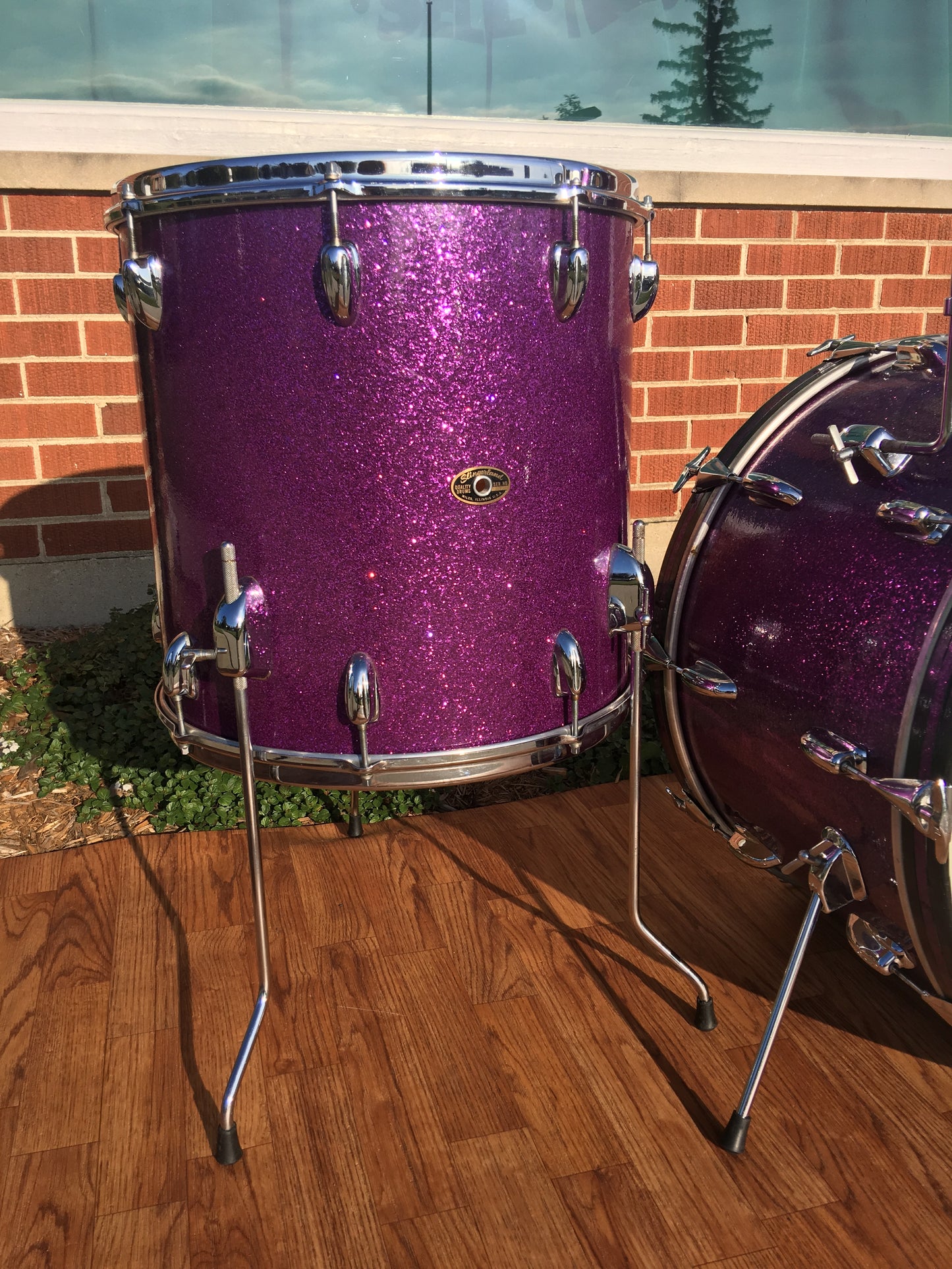 Slingerland 1969 Sparkling Purple Pearl 4pc Drum Set 22/12/13/16