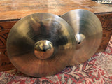 1950s/1960s Zildjian A 14" Hi-Hat Cymbal Pair 756g/1294g #764