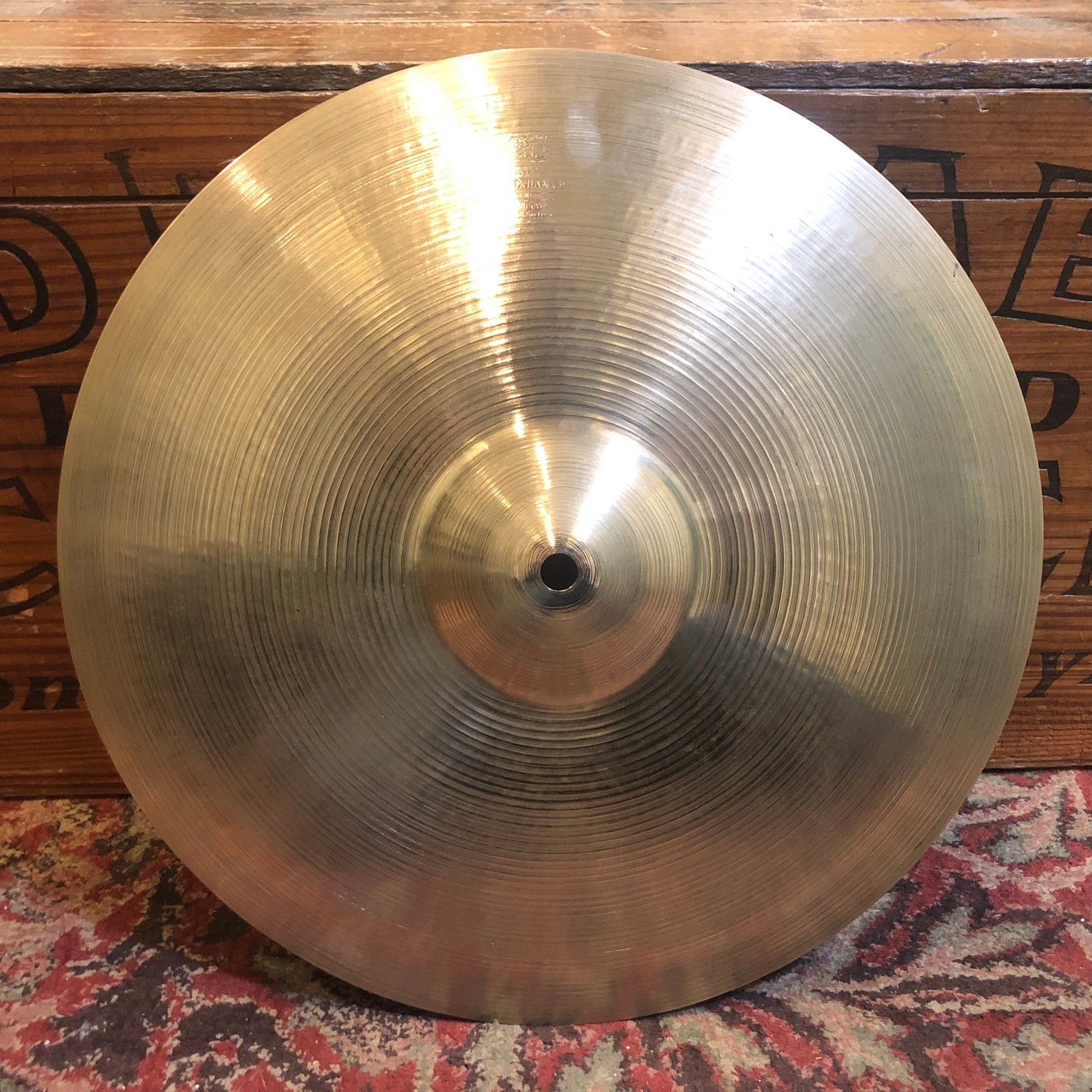 1950s Zildjian A 14" Hi-Hat Cymbal Pair 728g/792g #763