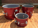 Rogers 1960's Red Sparkle Cleveland “Delta” Tower Set – 20/12/14