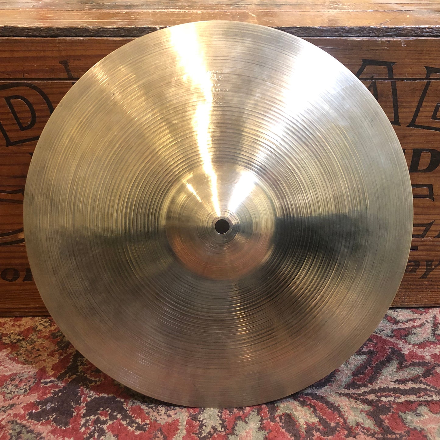 1950s Zildjian A 14" Hi-Hat Cymbal Pair 728g/792g #763