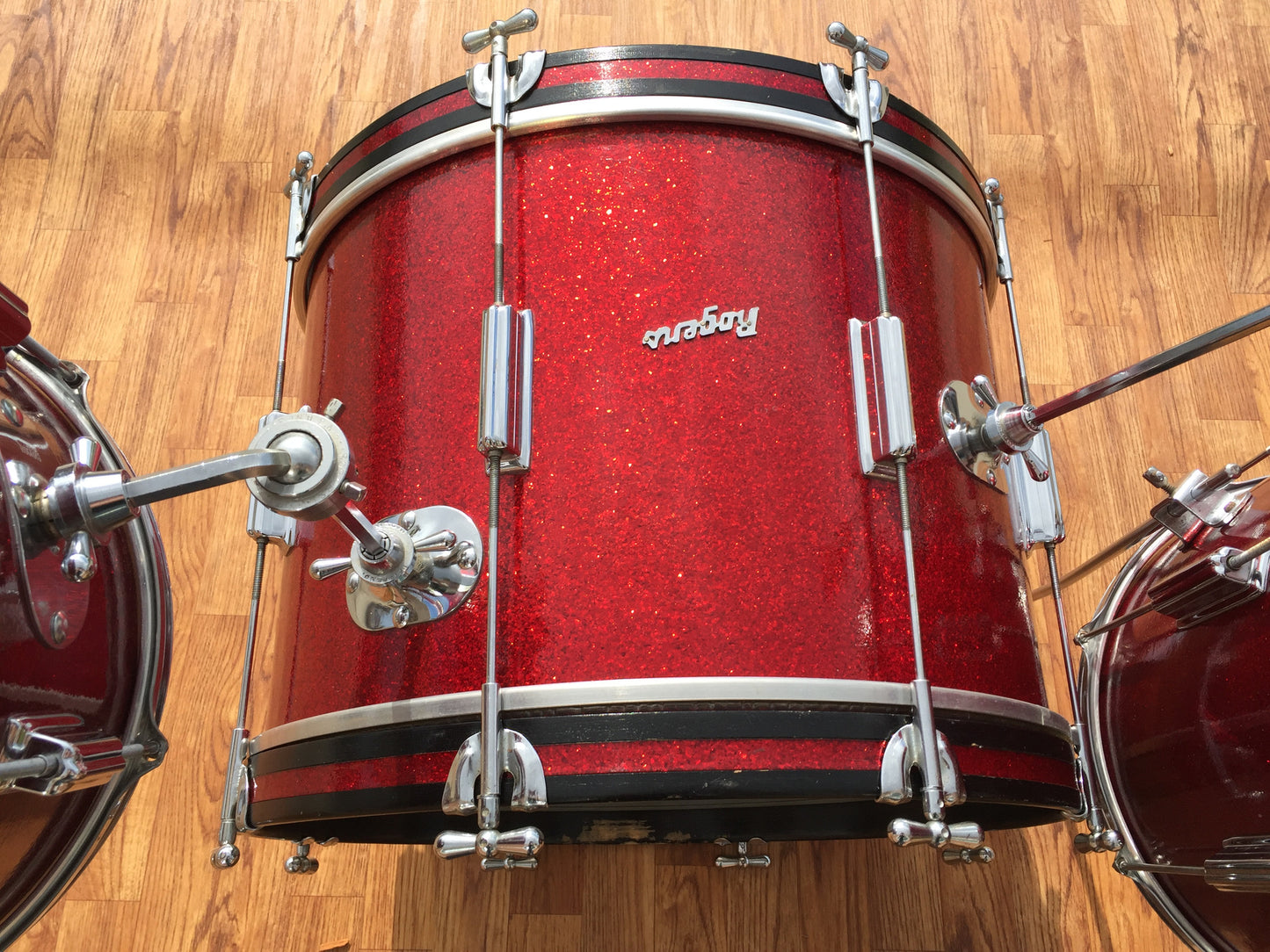 Rogers 1960's Red Sparkle Cleveland “Delta” Tower Set – 20/12/14