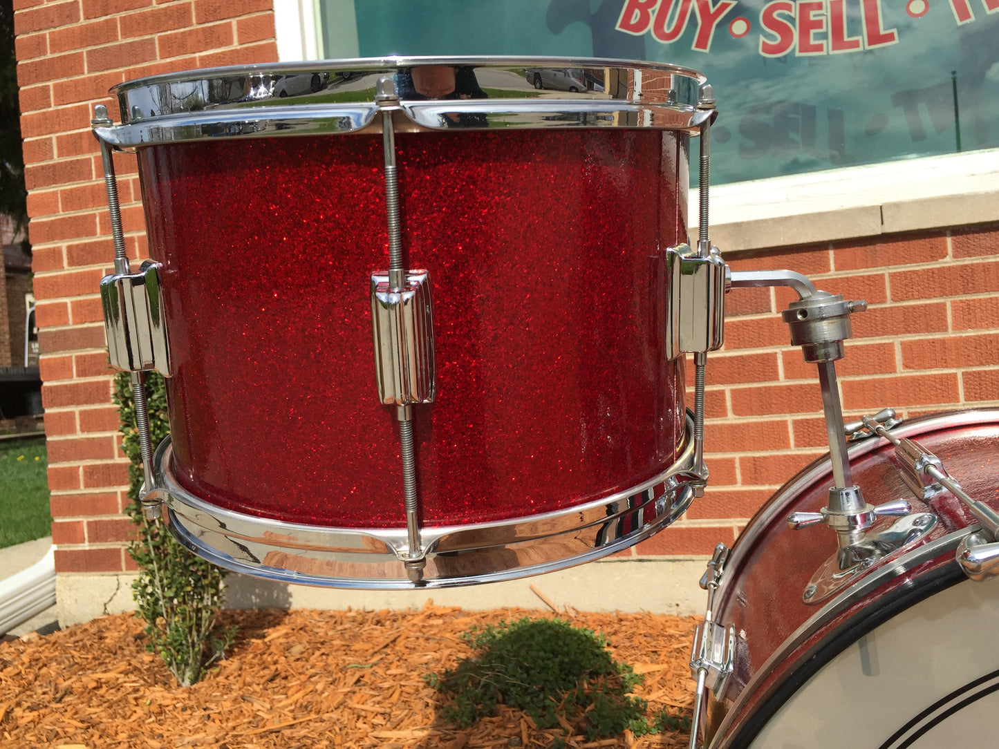 Rogers 1960's Red Sparkle Cleveland “Delta” Tower Set – 20/12/14