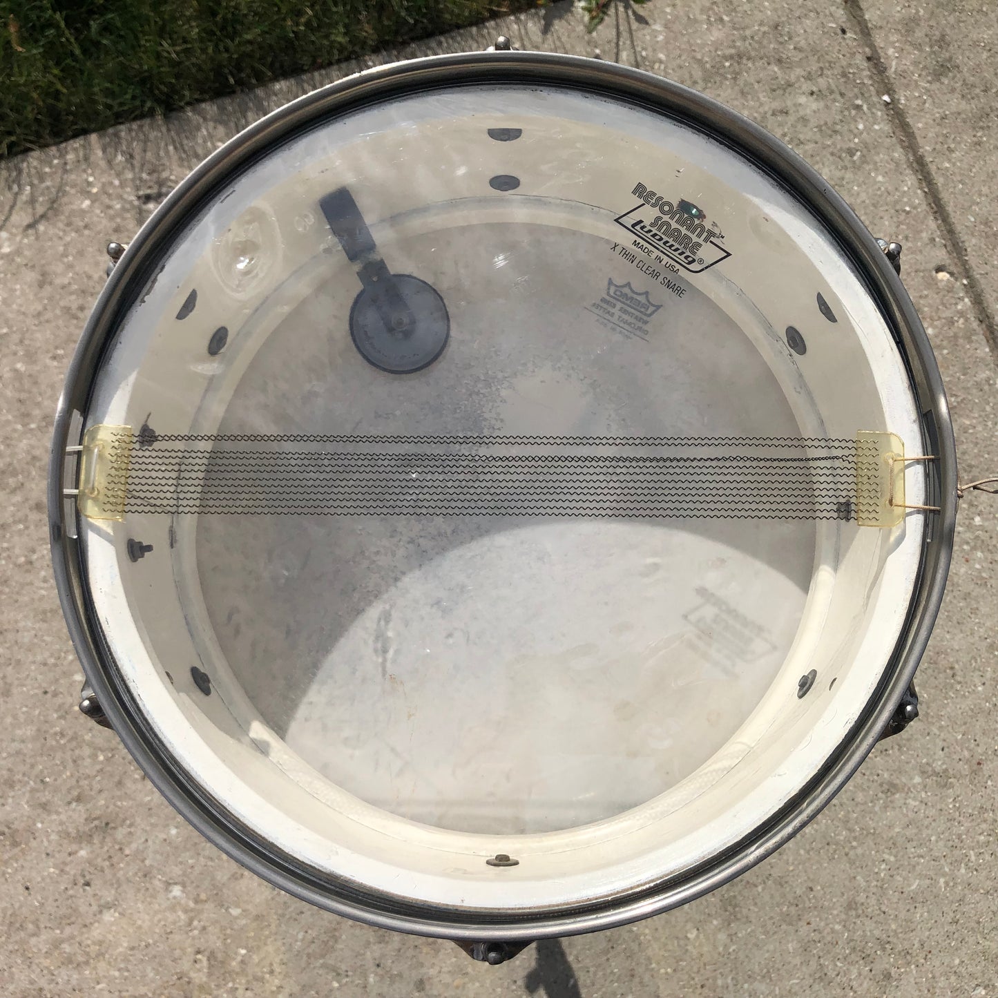 1960-62 Ludwig 5x14 Pioneer Snare Drum Blue/Silver Duco