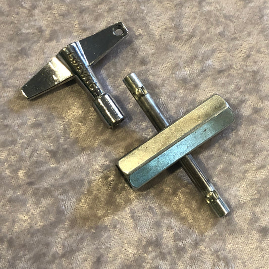 Vintage Ludwig Drum Tuning Key and Rail Consolette Hex Wrench Key