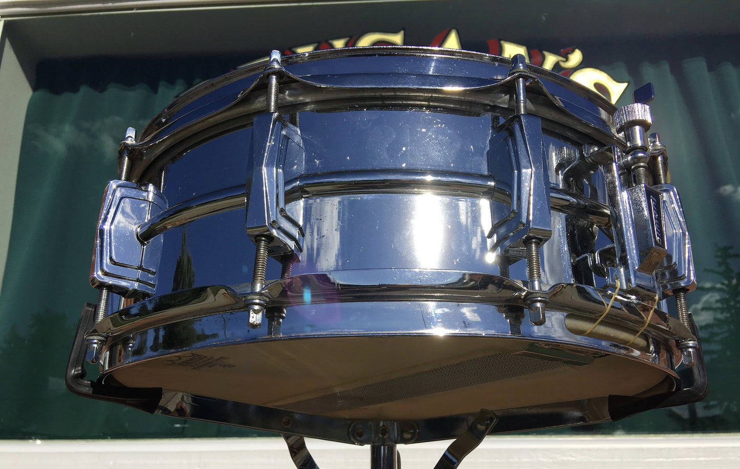 Ludwig 1970 Supraphonic 5"x14" Blue & Olive Snare Drum