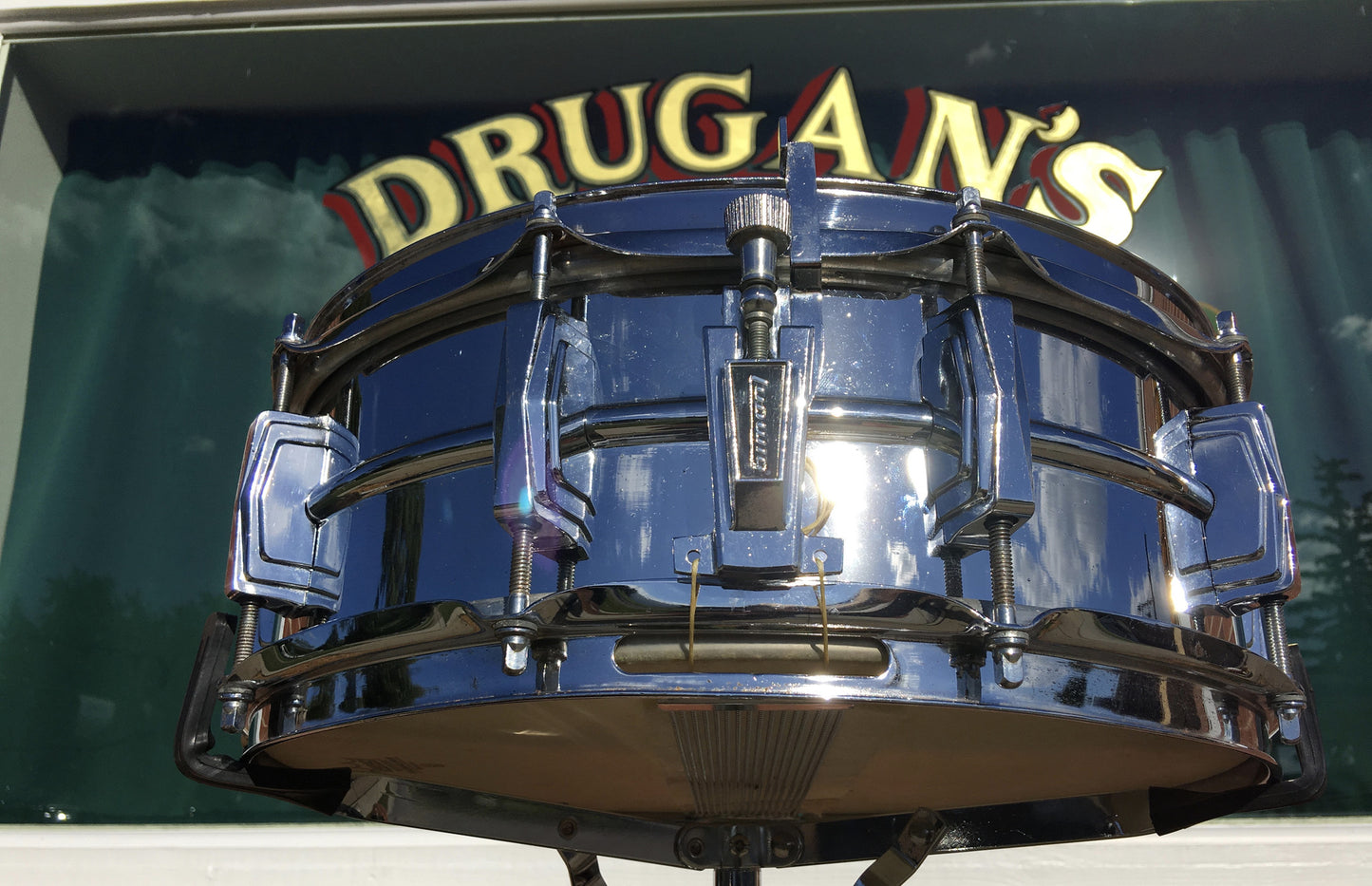 Ludwig 1970 Supraphonic 5"x14" Blue & Olive Snare Drum