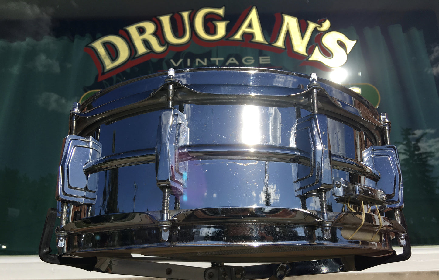 Ludwig 1970 Supraphonic 5"x14" Blue & Olive Snare Drum
