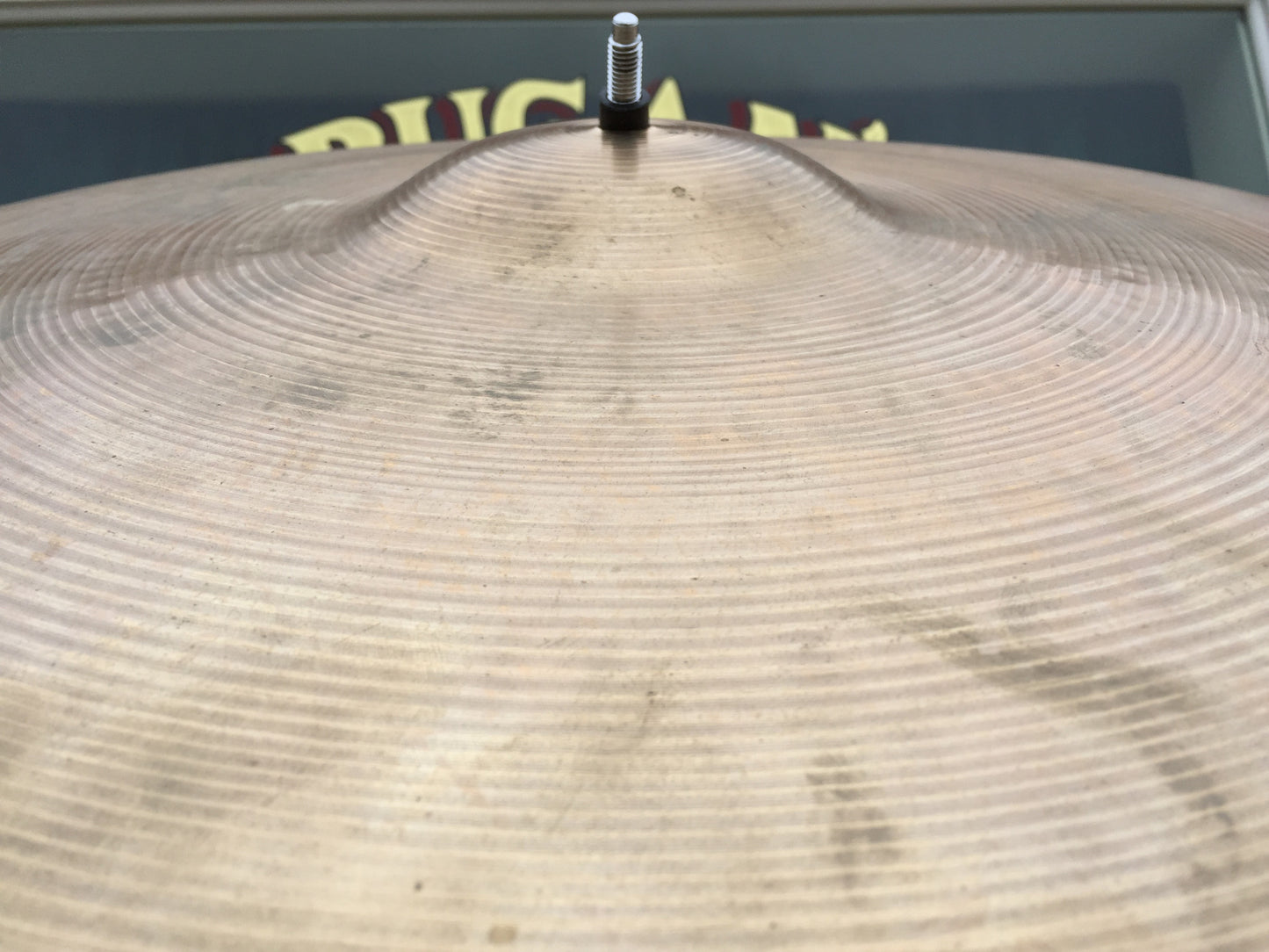 22" 1960's Zildjian A Ride Cymbal 2718g #344