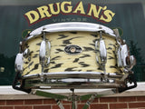 Ultra Rare Slingerland White Tiger Pearl 5.5x14 3 Ply Artist Snare Drum