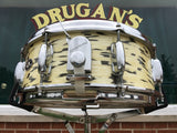 Ultra Rare Slingerland White Tiger Pearl 5.5x14 3 Ply Artist Snare Drum