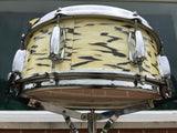 Ultra Rare Slingerland White Tiger Pearl 5.5x14 3 Ply Artist Snare Drum