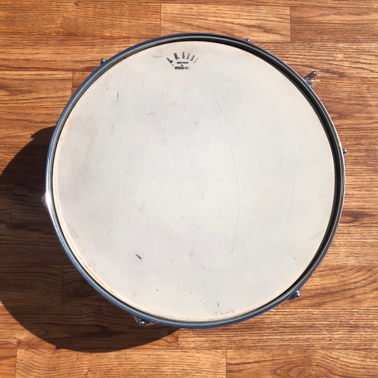 Vintage Kent 5x14 Snare Drum White Marine Pearl
