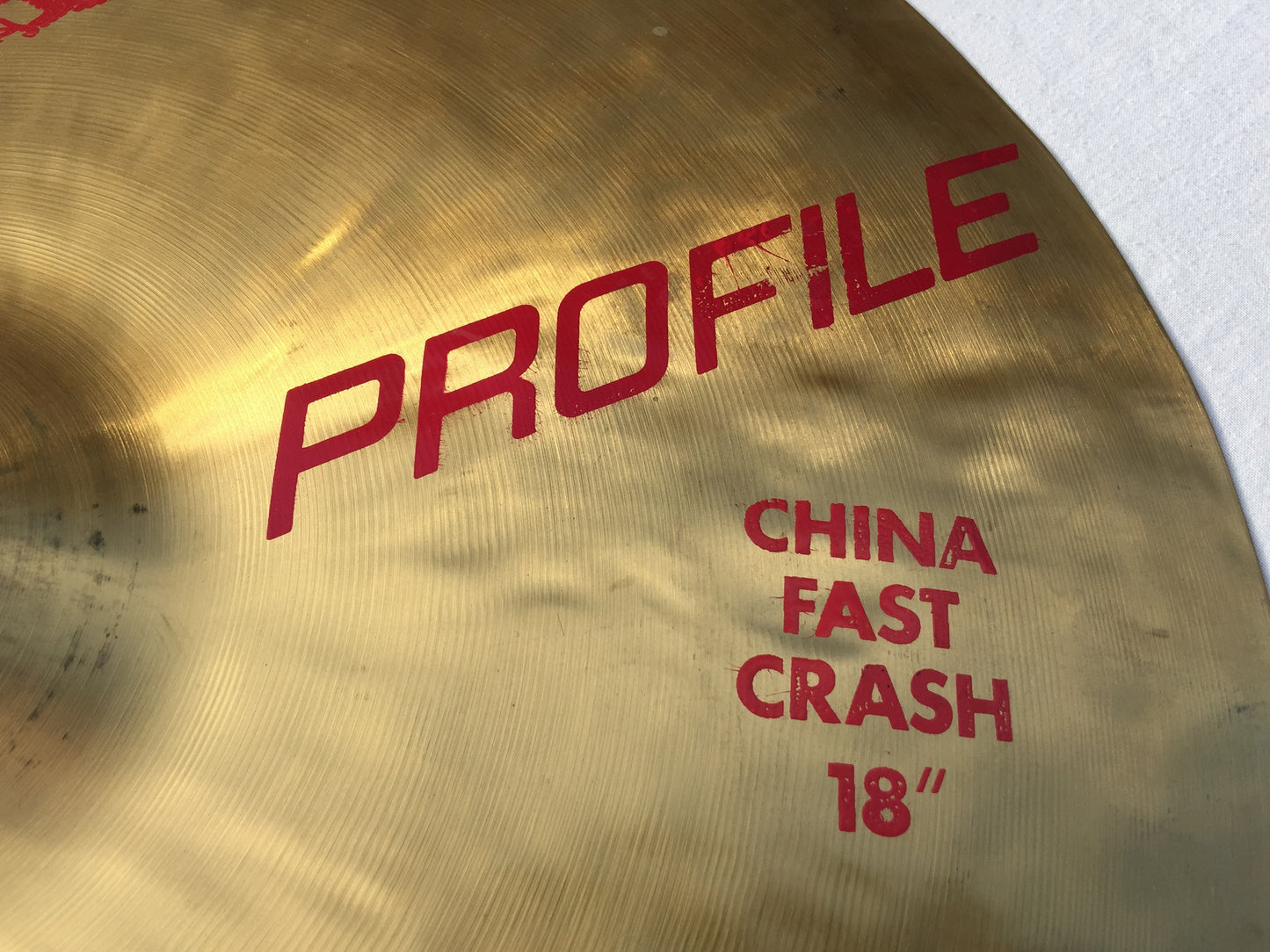 18" Meinl Dragon Profile China Fast Crash Cymbal 1502g - Inventory # 147