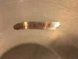 14" Vintage Italian Zanchi Revere Paper Thin Hi Hat Cymbals UFIP K 608g/636g #494