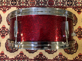 Vintage Torodor 5x14 MIJ Snare Drum Red Sparkle