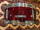 Vintage Torodor 5x14 MIJ Snare Drum Red Sparkle
