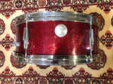 Vintage Torodor 5x14 MIJ Snare Drum Red Sparkle
