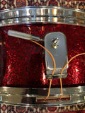 Vintage Torodor 5x14 MIJ Snare Drum Red Sparkle
