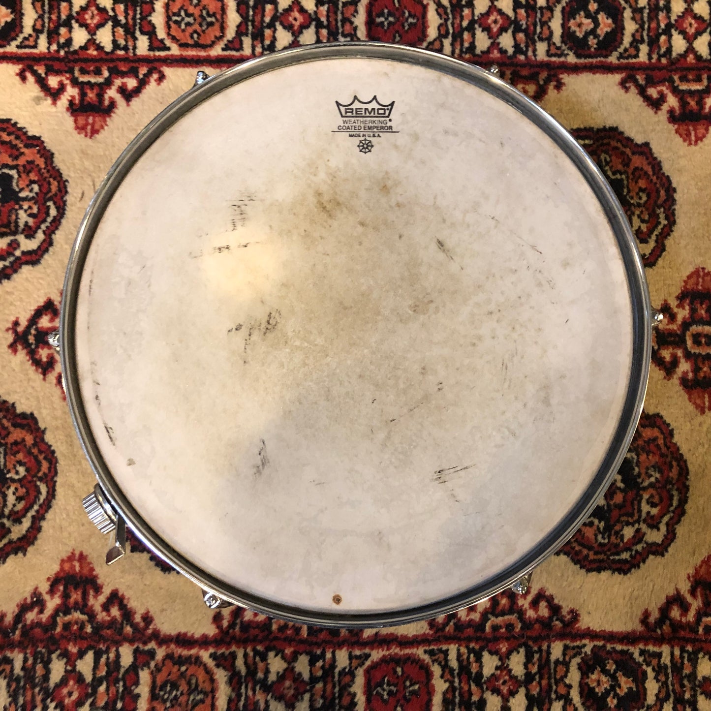 Vintage Dixie 5.5x14 Snare Drum Black Diamond Pearl MIJ