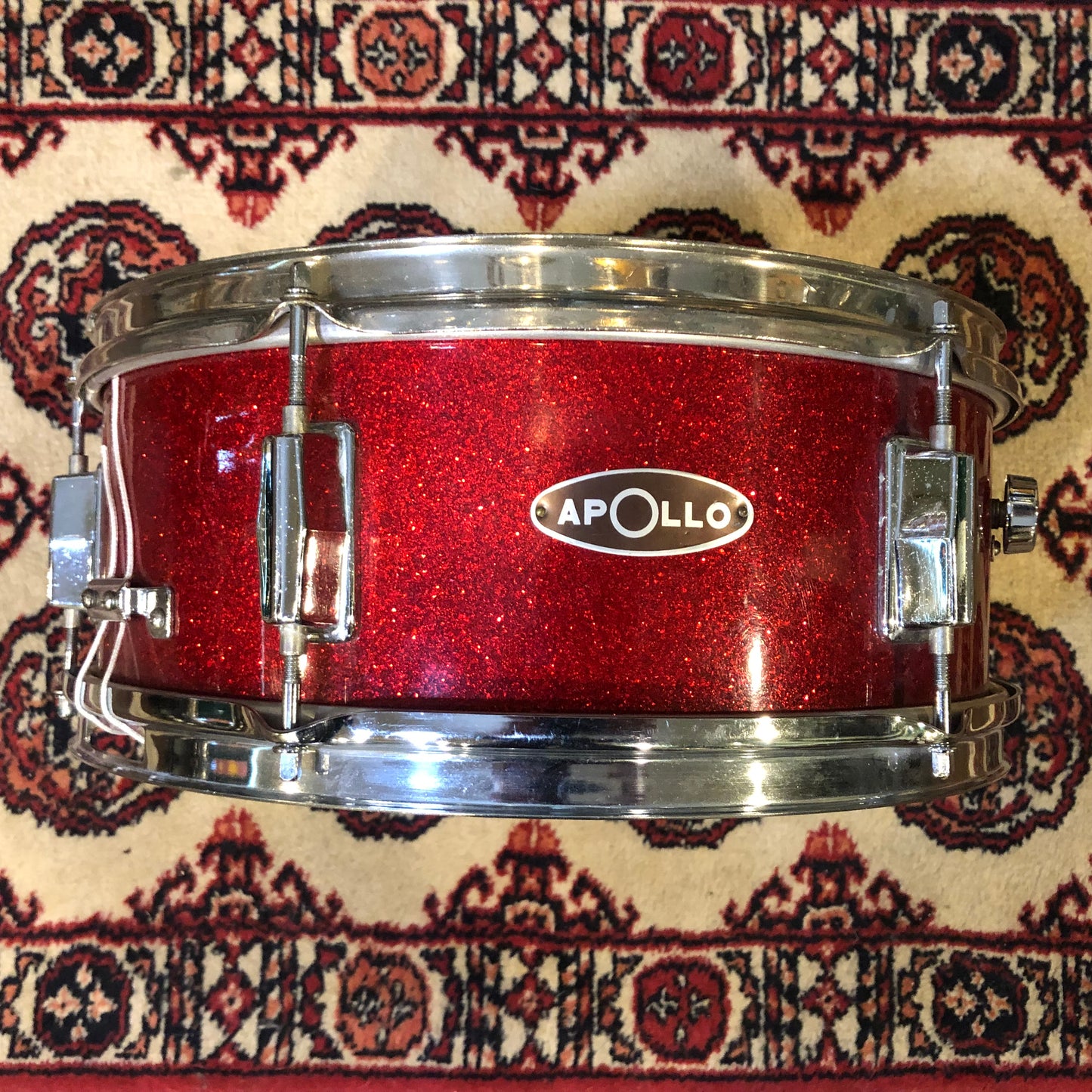 Apollo 5.5x14 Snare Drum Red Sparkle MIJ