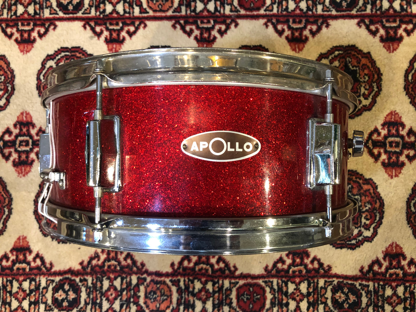 Apollo 5.5x14 Snare Drum Red Sparkle MIJ