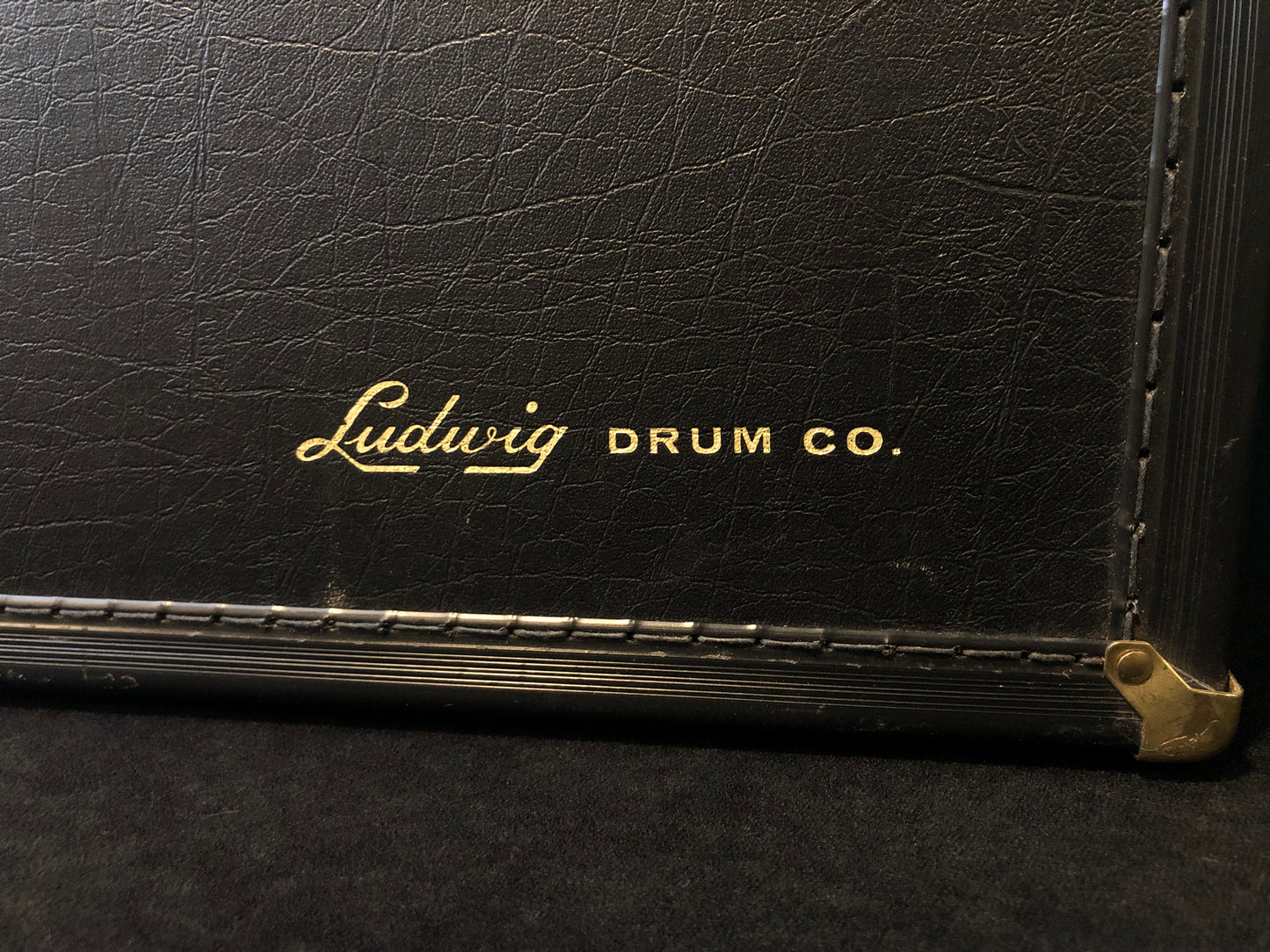 N.O.S. 1999 Ludwig 5x14 Wm. F. Ludwig II Signed 90th Anniversary John Aldridge Engraved Black Beauty Snare Drum w/ Case