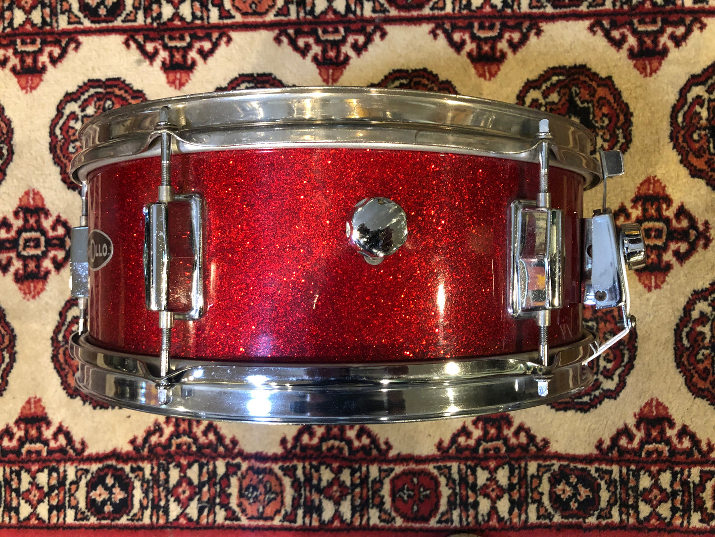 Apollo 5.5x14 Snare Drum Red Sparkle MIJ