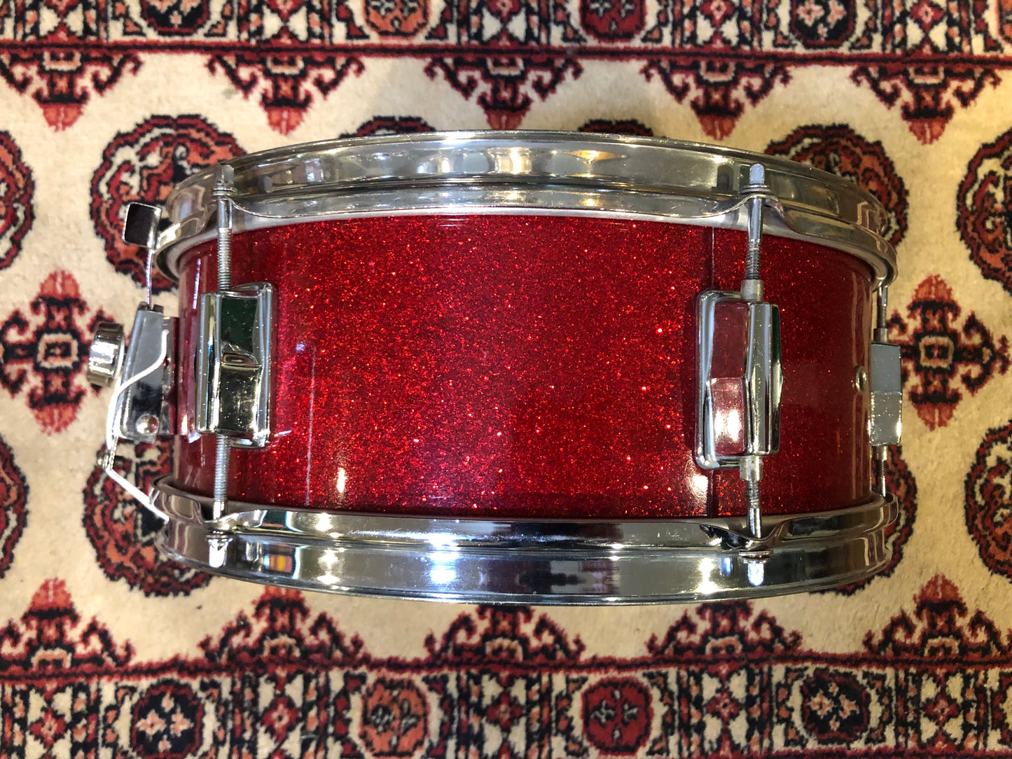 Apollo 5.5x14 Snare Drum Red Sparkle MIJ