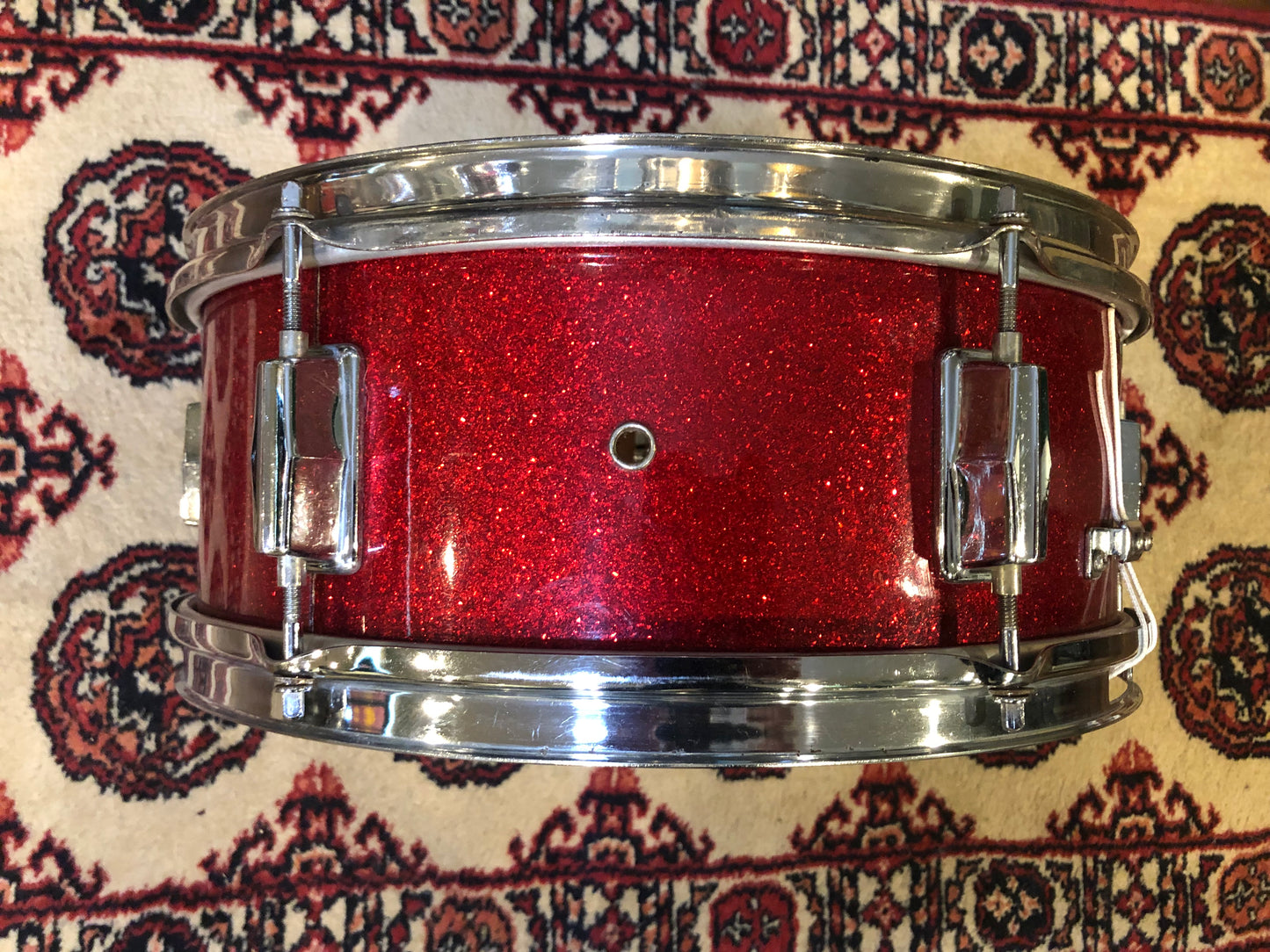 Apollo 5.5x14 Snare Drum Red Sparkle MIJ