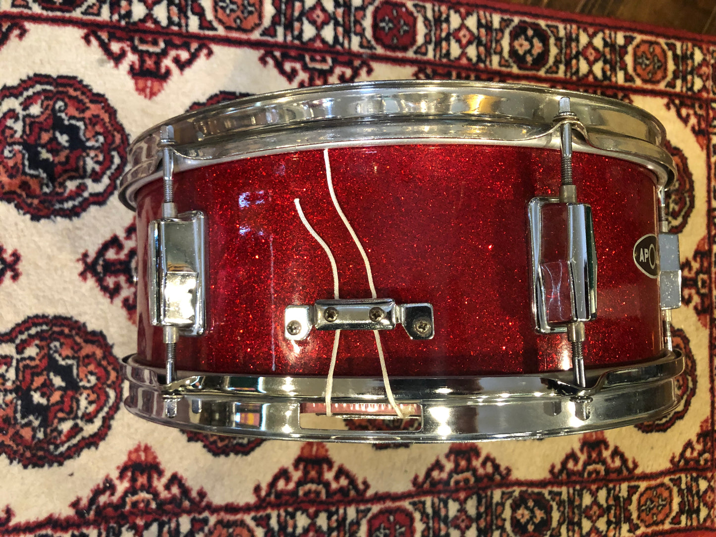 Apollo 5.5x14 Snare Drum Red Sparkle MIJ