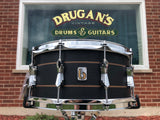 British Drum Company 6.5x14 Merlin Snare Drum 20-Ply Maple/Birch Black Tulip