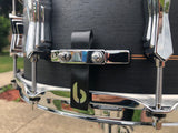 British Drum Company 6.5x14 Merlin Snare Drum 20-Ply Maple/Birch Black Tulip