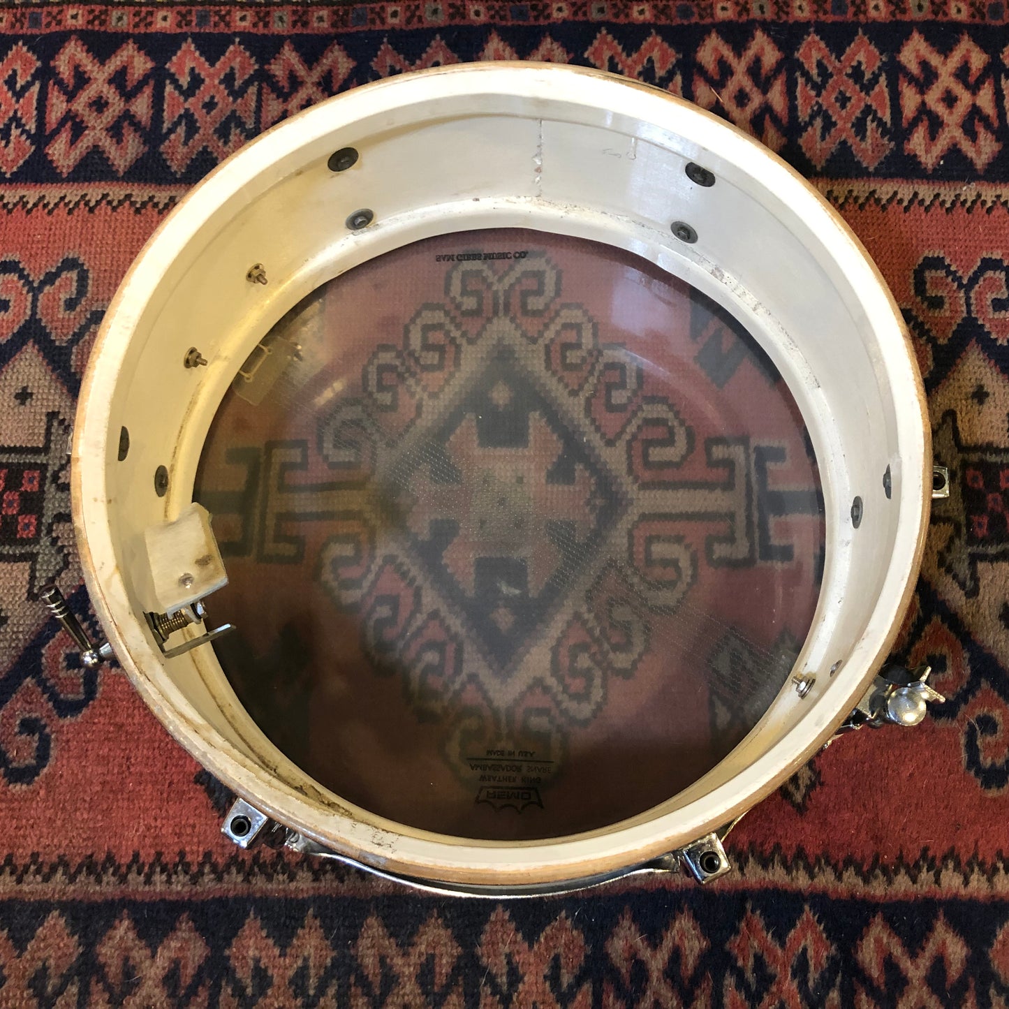 1966 Ludwig 5x14 Pioneer Snare Drum Black Diamond Pearl