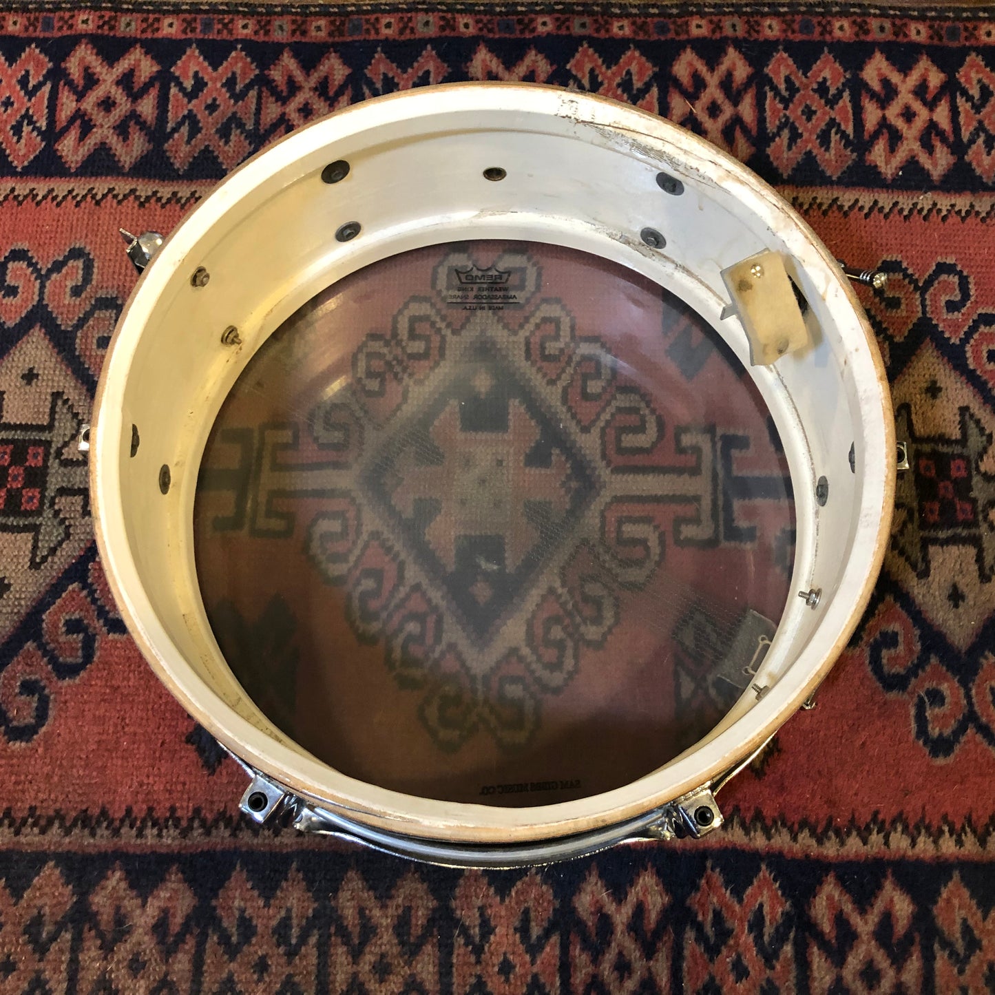 1966 Ludwig 5x14 Pioneer Snare Drum Black Diamond Pearl