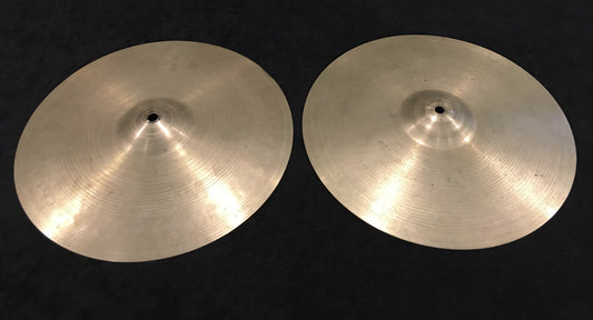 14" Zildjian A 1950's Thin Hi Hat Cymbals 652g & 660g # 210
