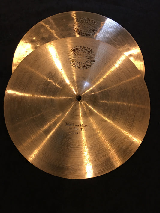 14" Paiste 1986 Sound Formula Medium Heavy Hi-Hat Cymbals