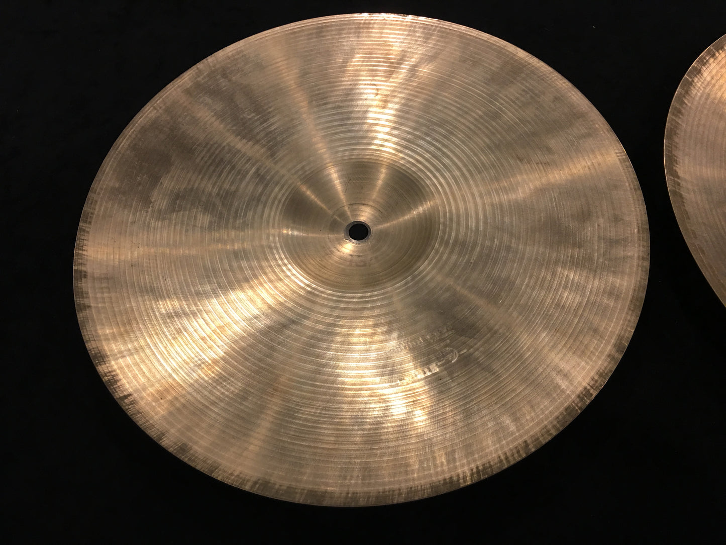 13" Paiste Formula 602 Pre Serial Number 1960s Hi-Hat Cymbals 604g/756g #485