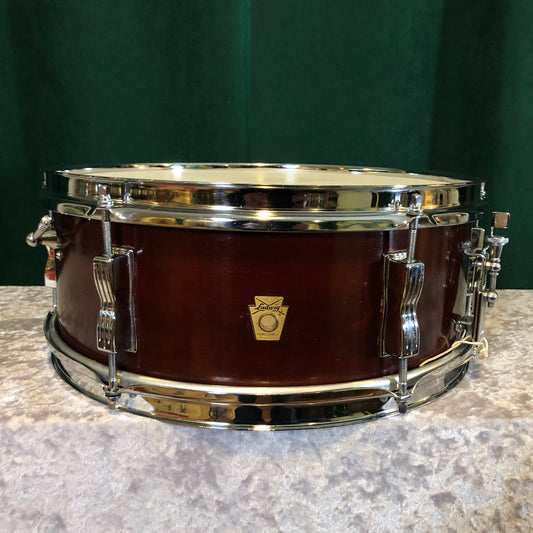 1967 Ludwig 5x14 Pioneer Snare Drum Mahogany
