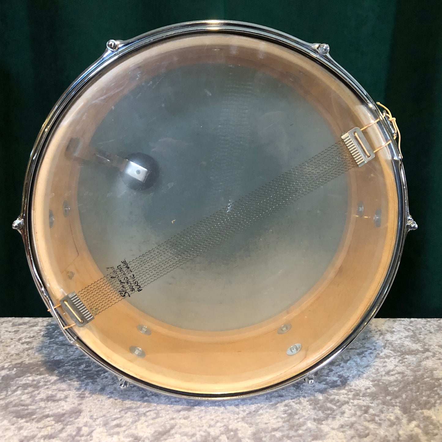 1965 Slingerland 5.5x14 No. 161 Deluxe Student Model Snare Drum White Marine Pearl