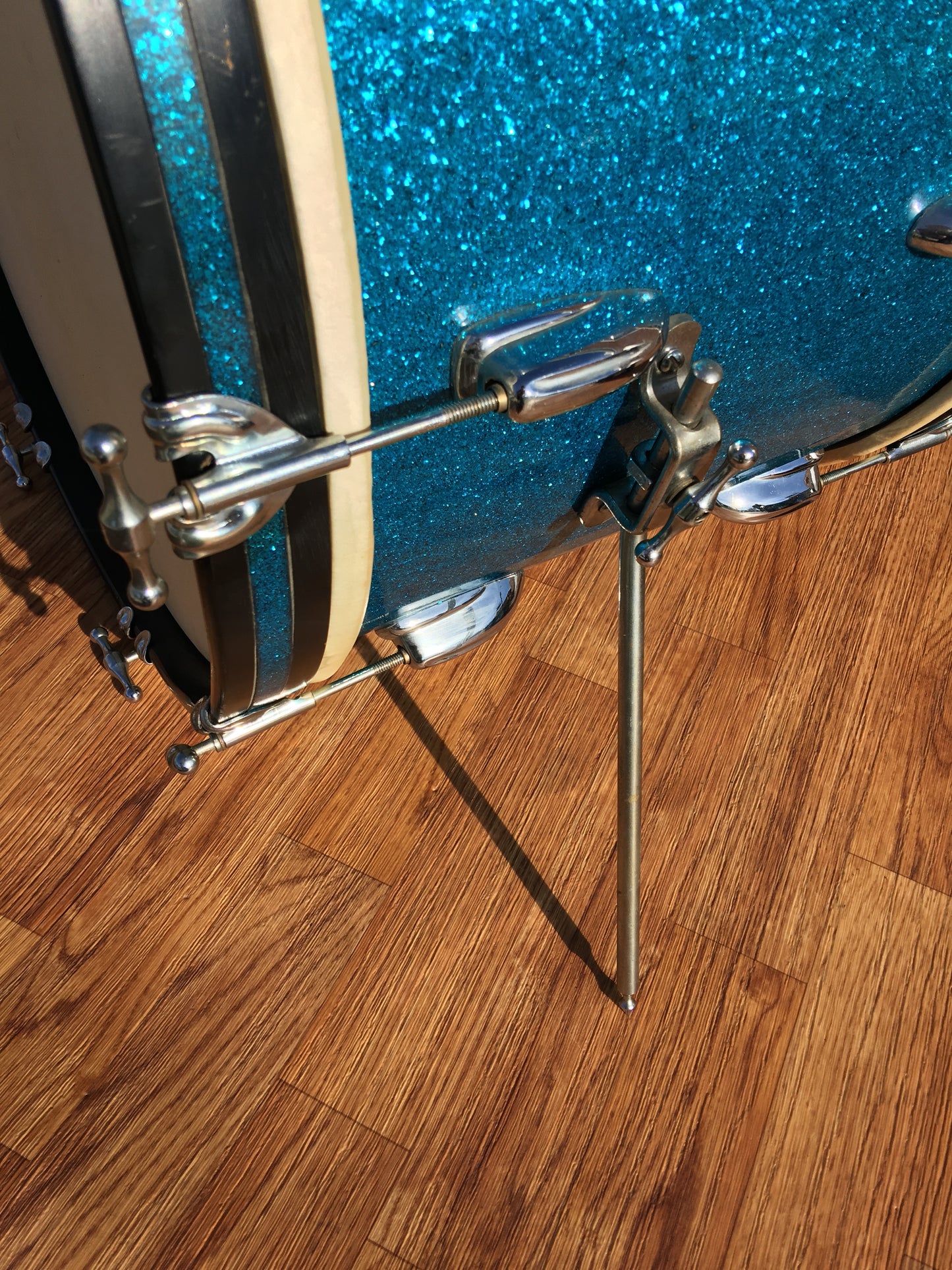 Slingerland 1950s Radio King Blue Sparkle Windsor Ensemble 6-N Drum Set