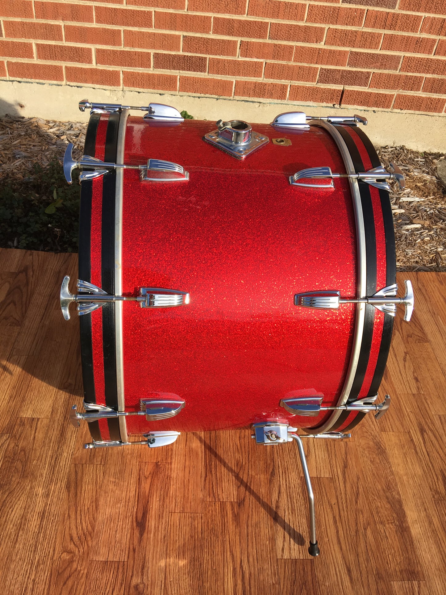 Ludwig 1968 Hollywood Drum Set - Red Sparkle