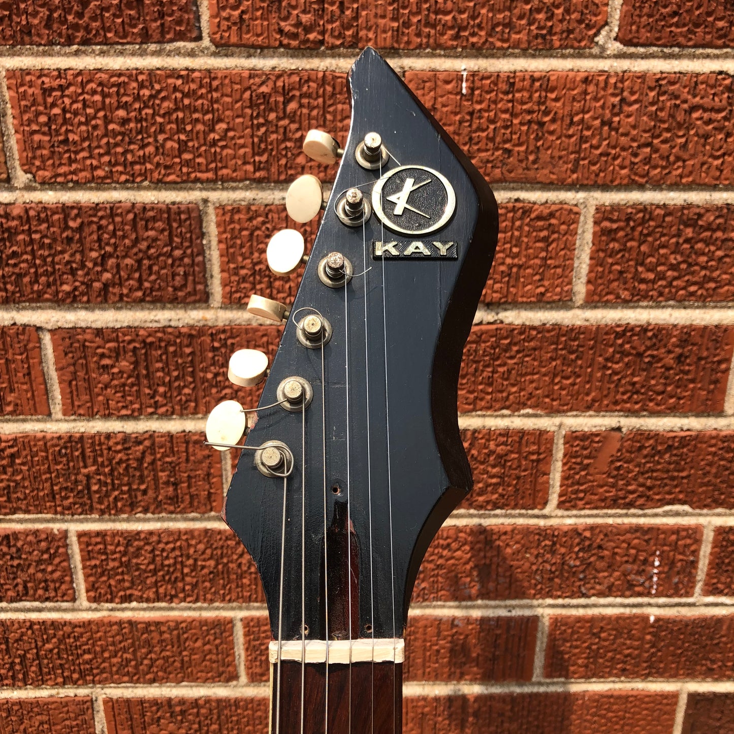 1960s Kay Vanguard Single Pickup Redburst